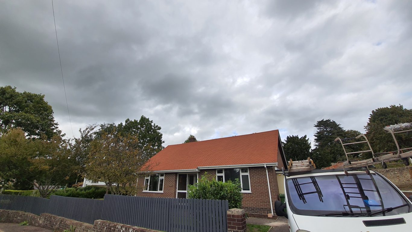 Roof Cleaned And Professional Coated In Devon Roof Cleaned And Coated