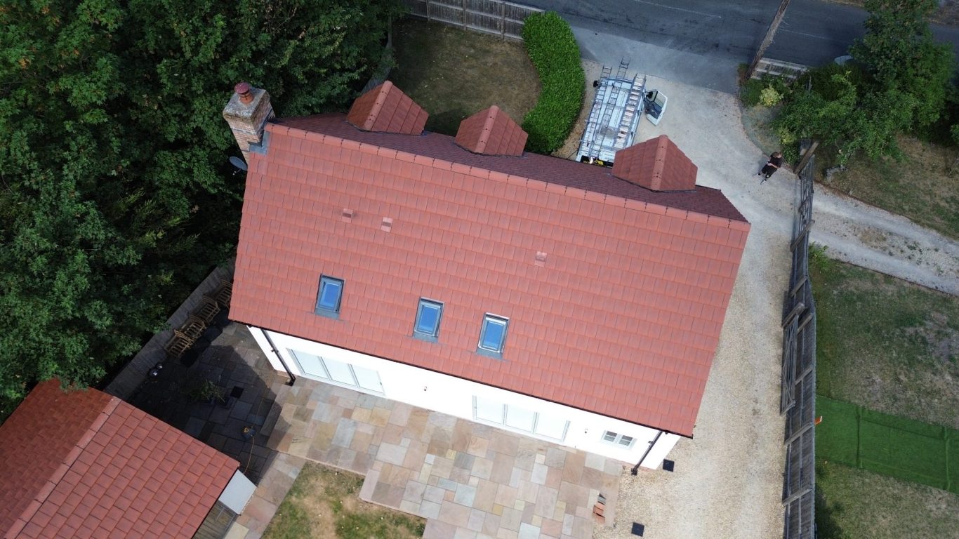 Roof cleaned in Weston-super-Mare Clean roof